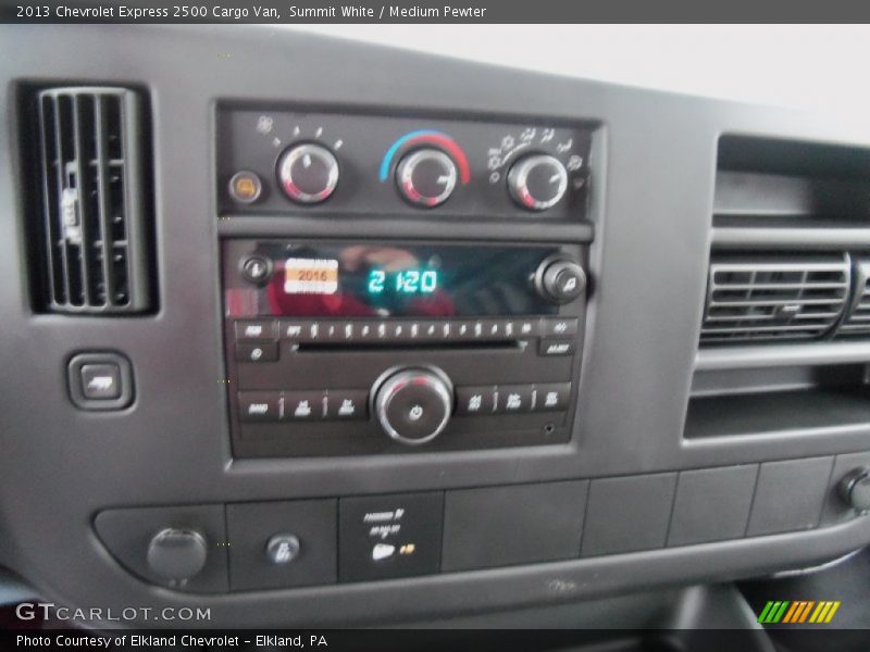 Summit White / Medium Pewter 2013 Chevrolet Express 2500 Cargo Van