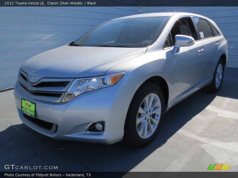 Classic Silver Metallic / Black 2013 Toyota Venza LE