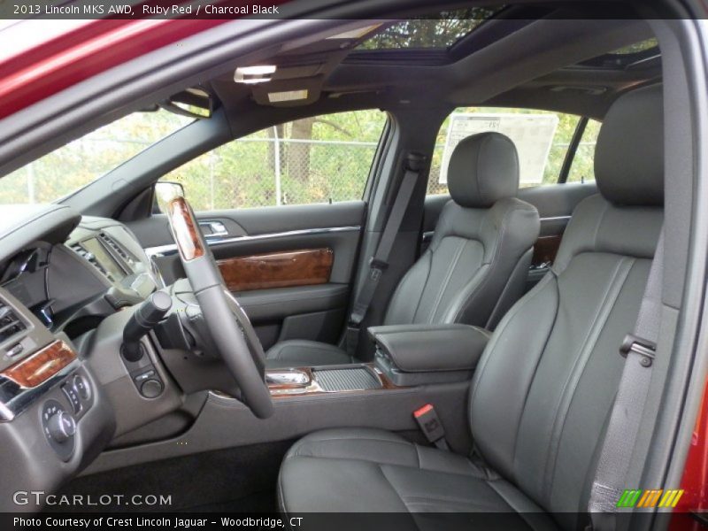 Front Seat of 2013 MKS AWD