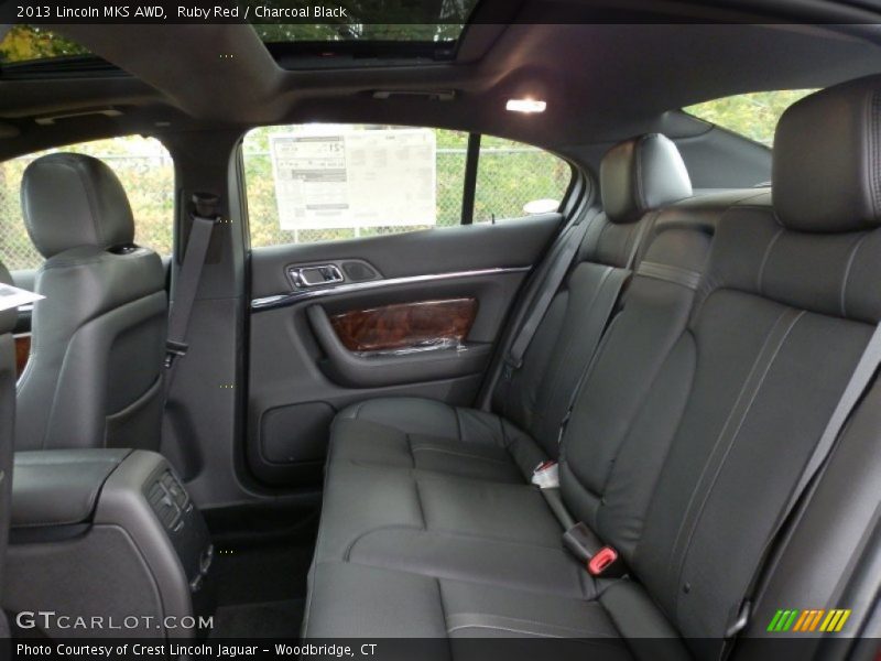 Rear Seat of 2013 MKS AWD