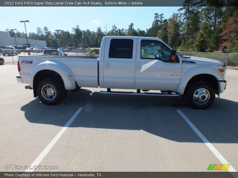 Oxford White / Adobe 2012 Ford F450 Super Duty Lariat Crew Cab 4x4 Dually