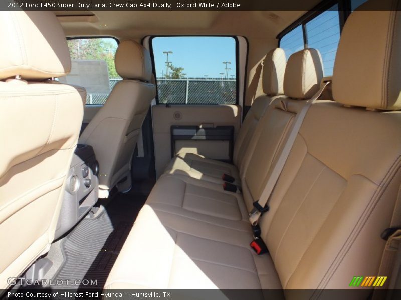 Oxford White / Adobe 2012 Ford F450 Super Duty Lariat Crew Cab 4x4 Dually