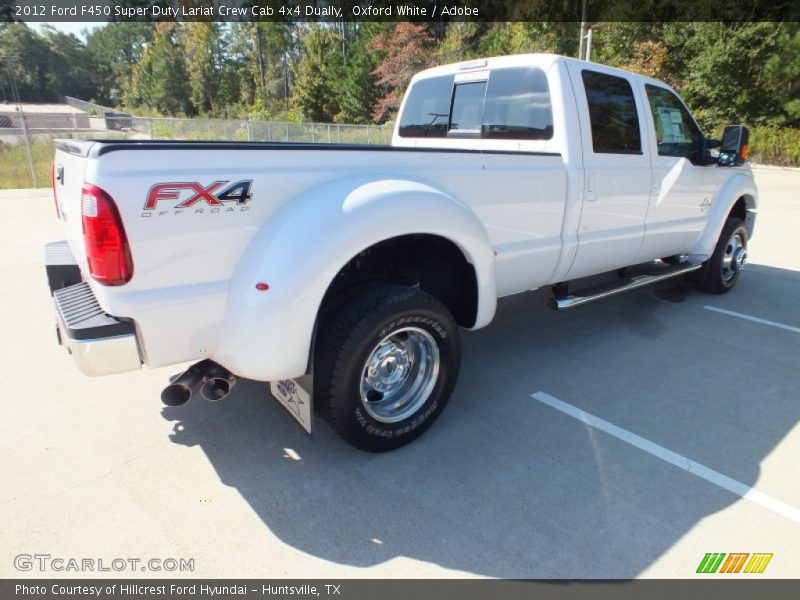 Oxford White / Adobe 2012 Ford F450 Super Duty Lariat Crew Cab 4x4 Dually