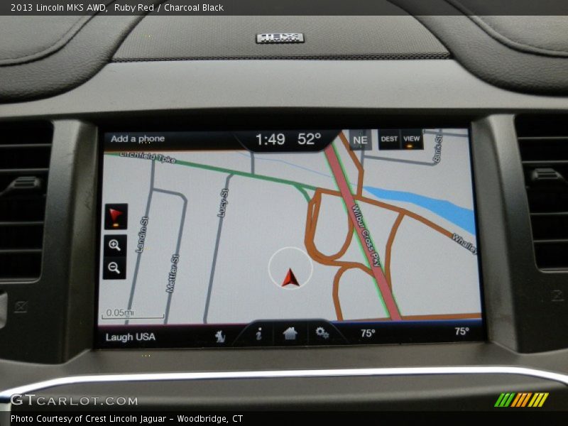 Navigation of 2013 MKS AWD