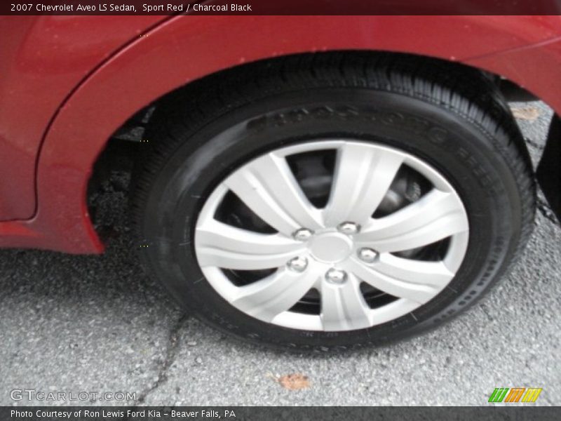 Sport Red / Charcoal Black 2007 Chevrolet Aveo LS Sedan