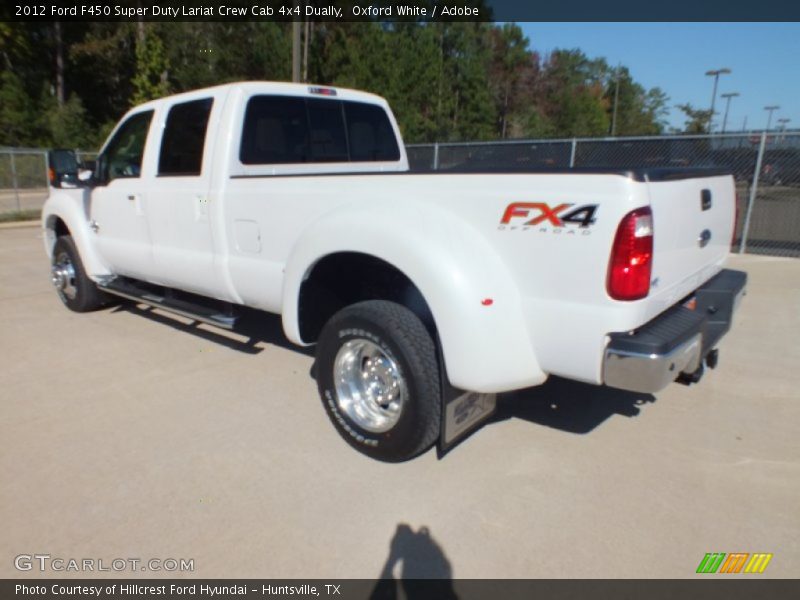 Oxford White / Adobe 2012 Ford F450 Super Duty Lariat Crew Cab 4x4 Dually