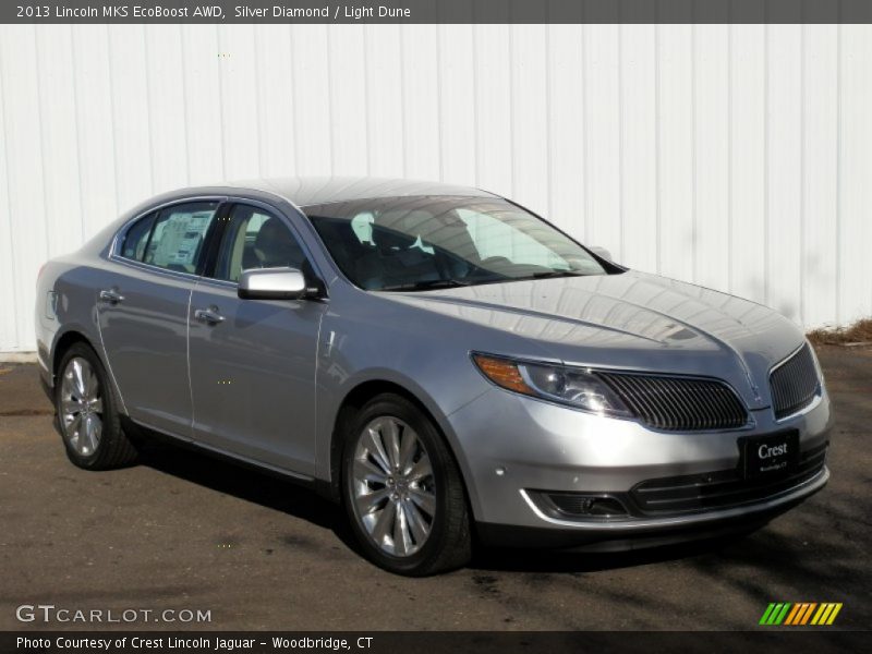 Silver Diamond / Light Dune 2013 Lincoln MKS EcoBoost AWD