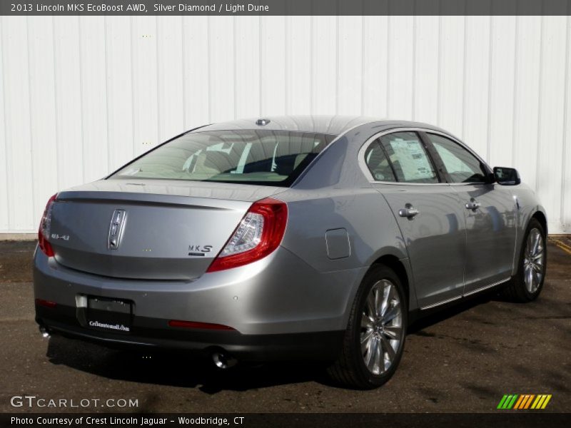 Silver Diamond / Light Dune 2013 Lincoln MKS EcoBoost AWD