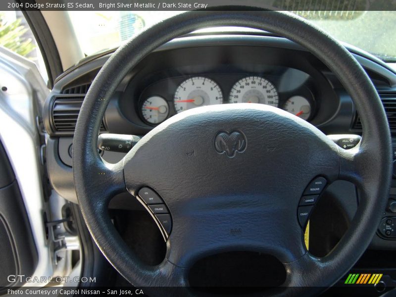 Bright Silver Metallic / Dark Slate Gray 2004 Dodge Stratus ES Sedan
