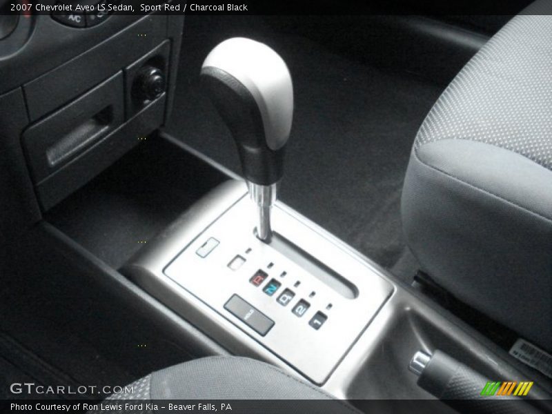 Sport Red / Charcoal Black 2007 Chevrolet Aveo LS Sedan