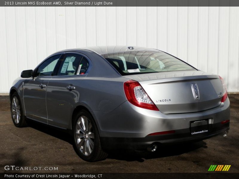 Silver Diamond / Light Dune 2013 Lincoln MKS EcoBoost AWD