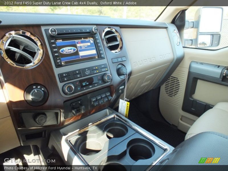 Oxford White / Adobe 2012 Ford F450 Super Duty Lariat Crew Cab 4x4 Dually