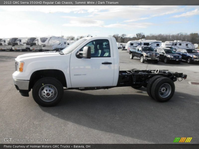  2013 Sierra 3500HD Regular Cab Chassis Summit White