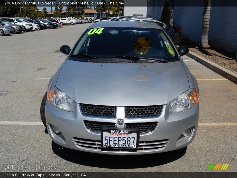 Bright Silver Metallic / Dark Slate Gray 2004 Dodge Stratus ES Sedan