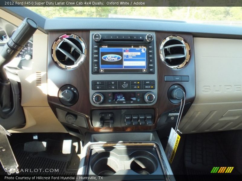 Controls of 2012 F450 Super Duty Lariat Crew Cab 4x4 Dually