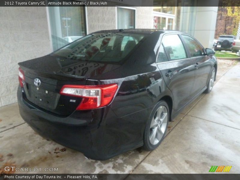 Attitude Black Metallic / Black/Ash 2012 Toyota Camry SE