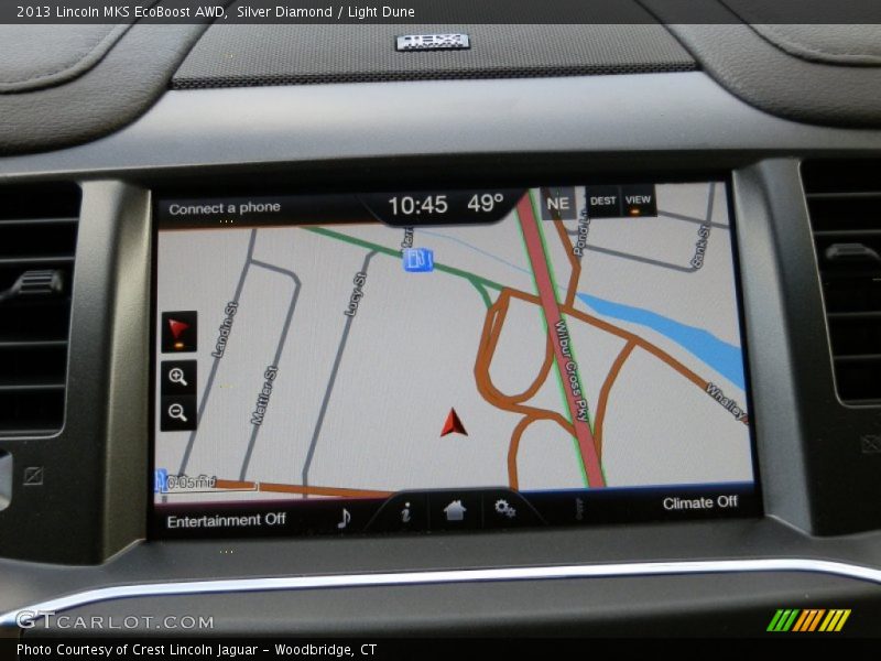 Navigation of 2013 MKS EcoBoost AWD