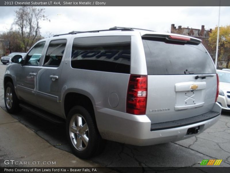 Silver Ice Metallic / Ebony 2013 Chevrolet Suburban LT 4x4