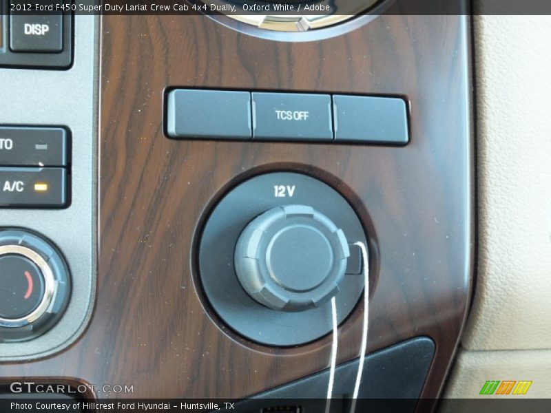 Controls of 2012 F450 Super Duty Lariat Crew Cab 4x4 Dually