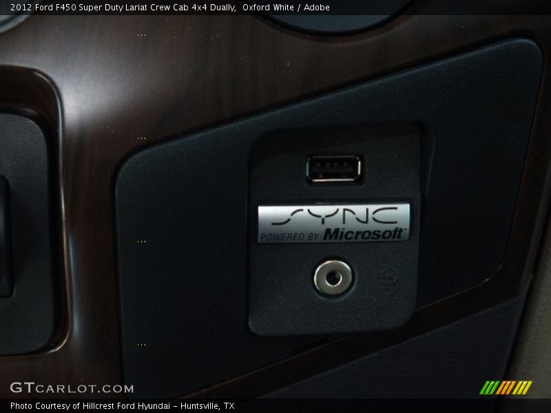 Oxford White / Adobe 2012 Ford F450 Super Duty Lariat Crew Cab 4x4 Dually