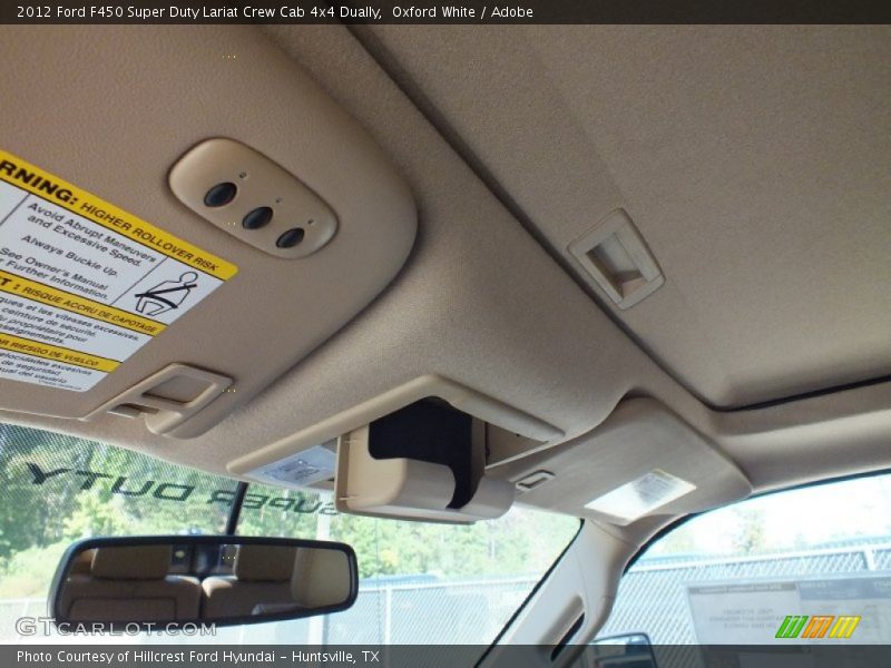 Oxford White / Adobe 2012 Ford F450 Super Duty Lariat Crew Cab 4x4 Dually