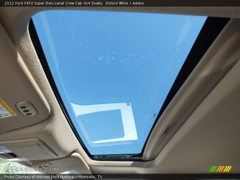 Oxford White / Adobe 2012 Ford F450 Super Duty Lariat Crew Cab 4x4 Dually