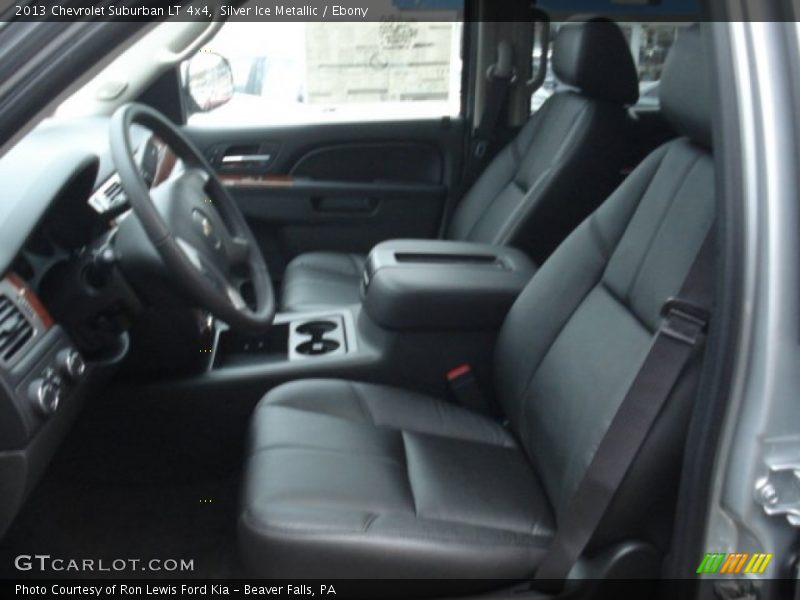 Silver Ice Metallic / Ebony 2013 Chevrolet Suburban LT 4x4