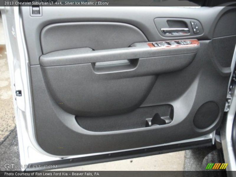 Silver Ice Metallic / Ebony 2013 Chevrolet Suburban LT 4x4