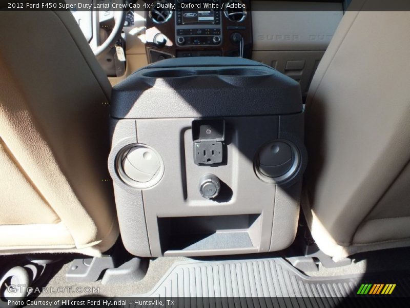 Oxford White / Adobe 2012 Ford F450 Super Duty Lariat Crew Cab 4x4 Dually