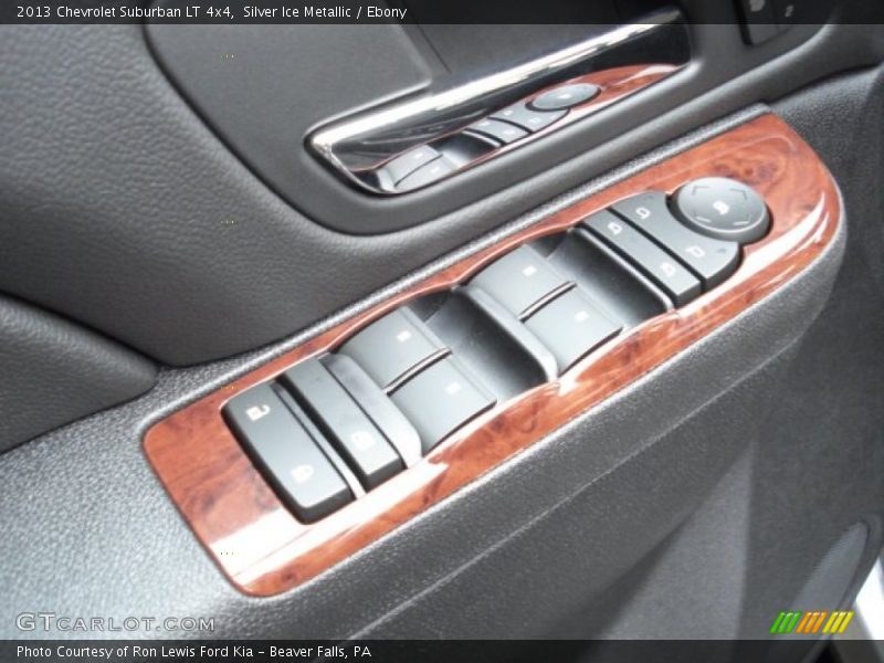 Silver Ice Metallic / Ebony 2013 Chevrolet Suburban LT 4x4