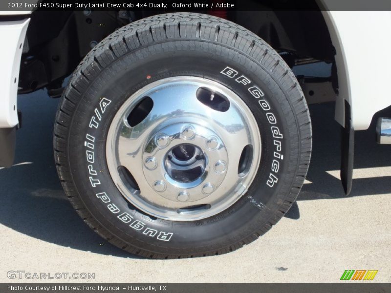 Oxford White / Adobe 2012 Ford F450 Super Duty Lariat Crew Cab 4x4 Dually