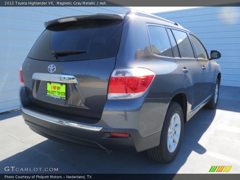Magnetic Gray Metallic / Ash 2013 Toyota Highlander V6