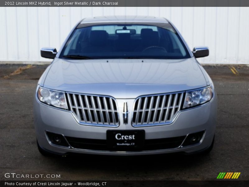 Ingot Silver Metallic / Dark Charcoal 2012 Lincoln MKZ Hybrid