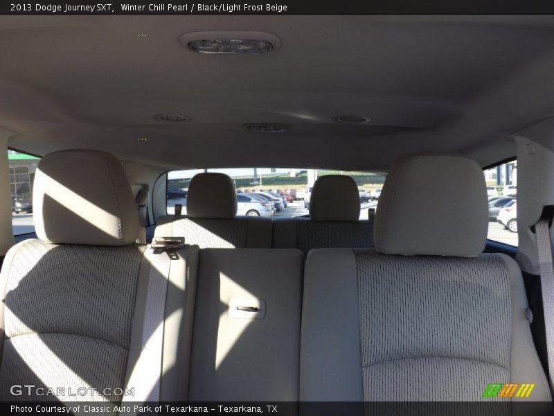 Winter Chill Pearl / Black/Light Frost Beige 2013 Dodge Journey SXT