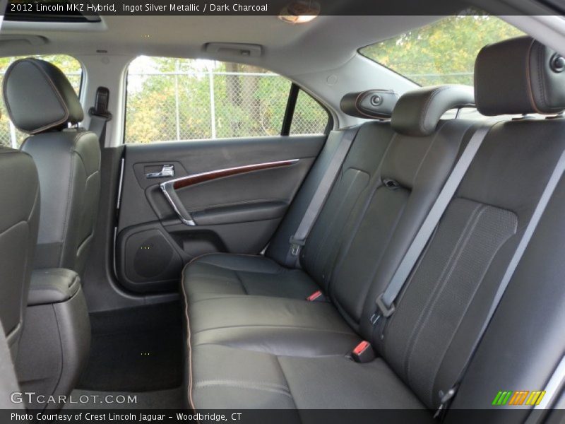 Ingot Silver Metallic / Dark Charcoal 2012 Lincoln MKZ Hybrid
