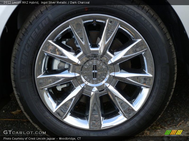 Ingot Silver Metallic / Dark Charcoal 2012 Lincoln MKZ Hybrid