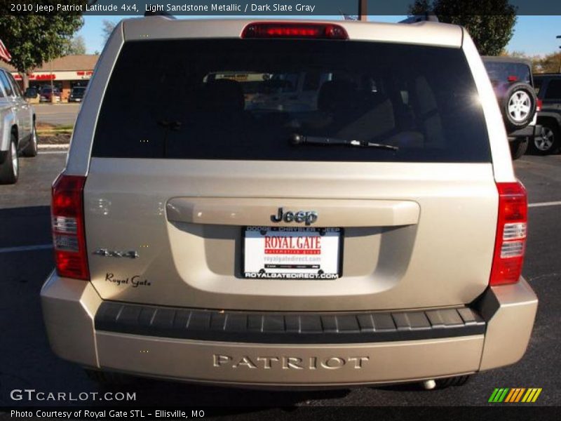 Light Sandstone Metallic / Dark Slate Gray 2010 Jeep Patriot Latitude 4x4