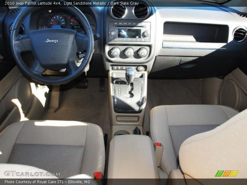 Light Sandstone Metallic / Dark Slate Gray 2010 Jeep Patriot Latitude 4x4