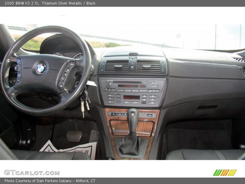 Titanium Silver Metallic / Black 2005 BMW X3 2.5i