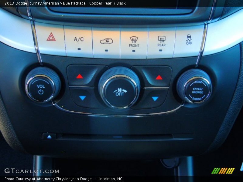 Copper Pearl / Black 2013 Dodge Journey American Value Package