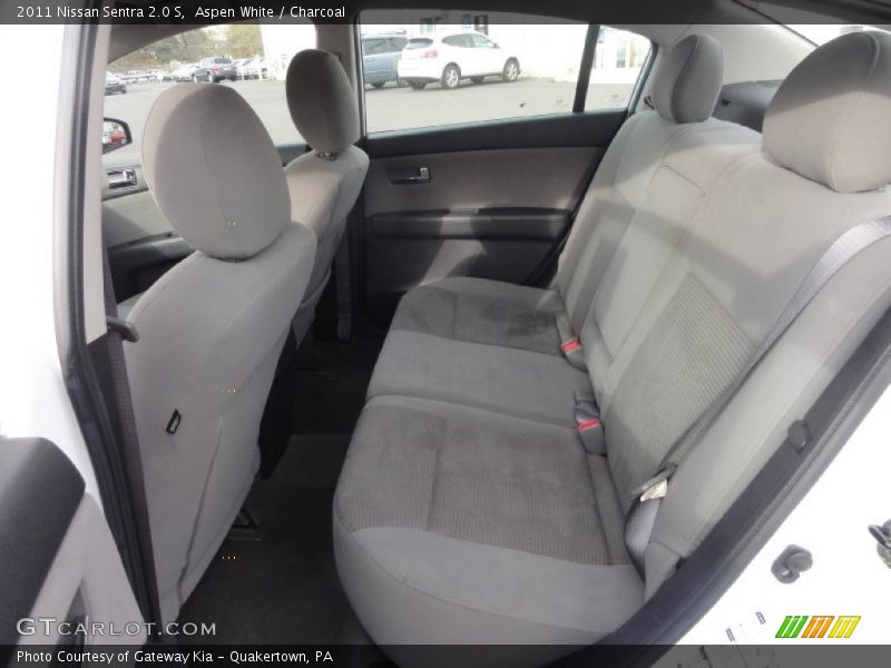 Aspen White / Charcoal 2011 Nissan Sentra 2.0 S