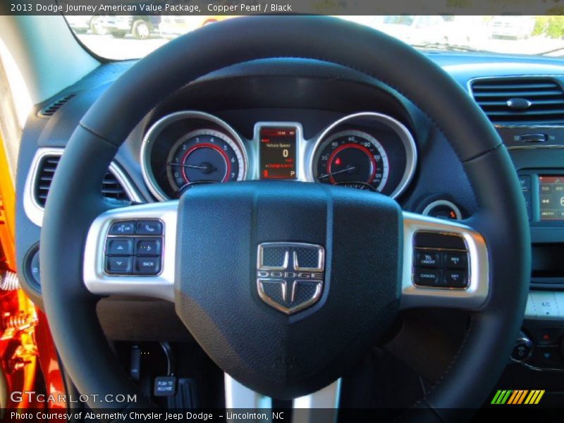 Copper Pearl / Black 2013 Dodge Journey American Value Package