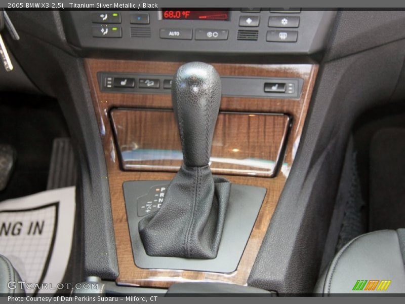 Titanium Silver Metallic / Black 2005 BMW X3 2.5i