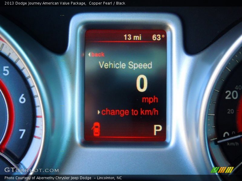 Copper Pearl / Black 2013 Dodge Journey American Value Package