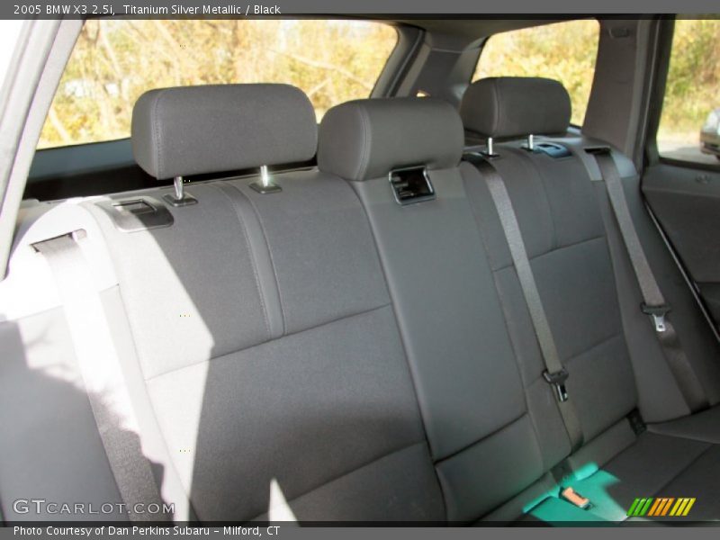 Titanium Silver Metallic / Black 2005 BMW X3 2.5i