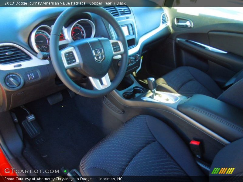 Copper Pearl / Black 2013 Dodge Journey American Value Package