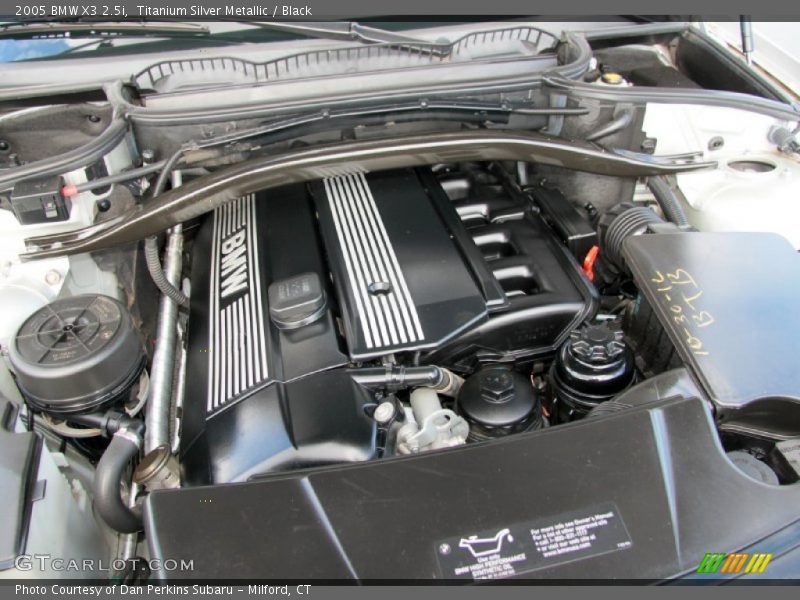 Titanium Silver Metallic / Black 2005 BMW X3 2.5i