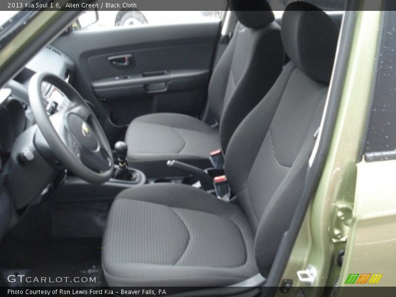  2013 Soul 1.6 Black Cloth Interior