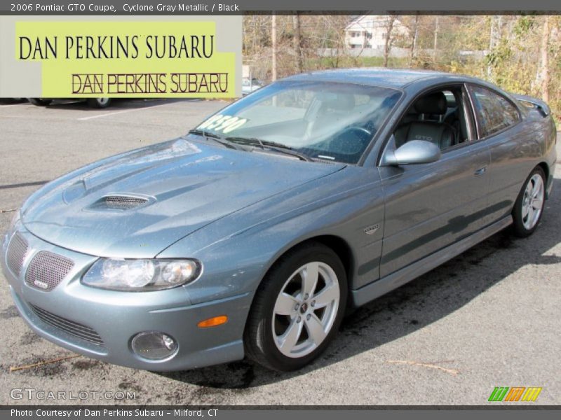 Cyclone Gray Metallic / Black 2006 Pontiac GTO Coupe