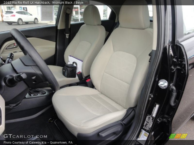 Midnight Black / Beige 2012 Kia Rio Rio5 LX Hatchback